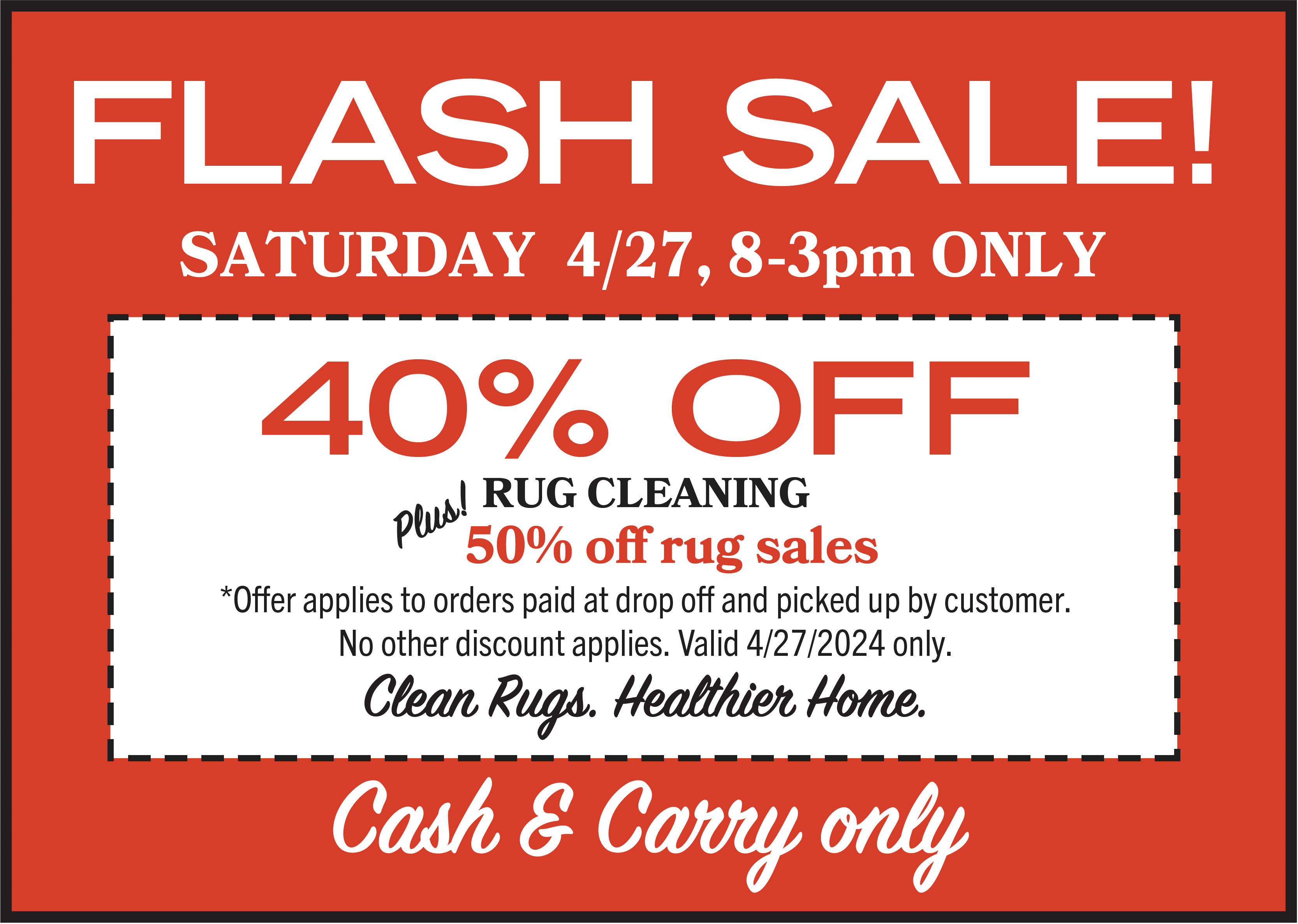 Discounted Rug Cleaning