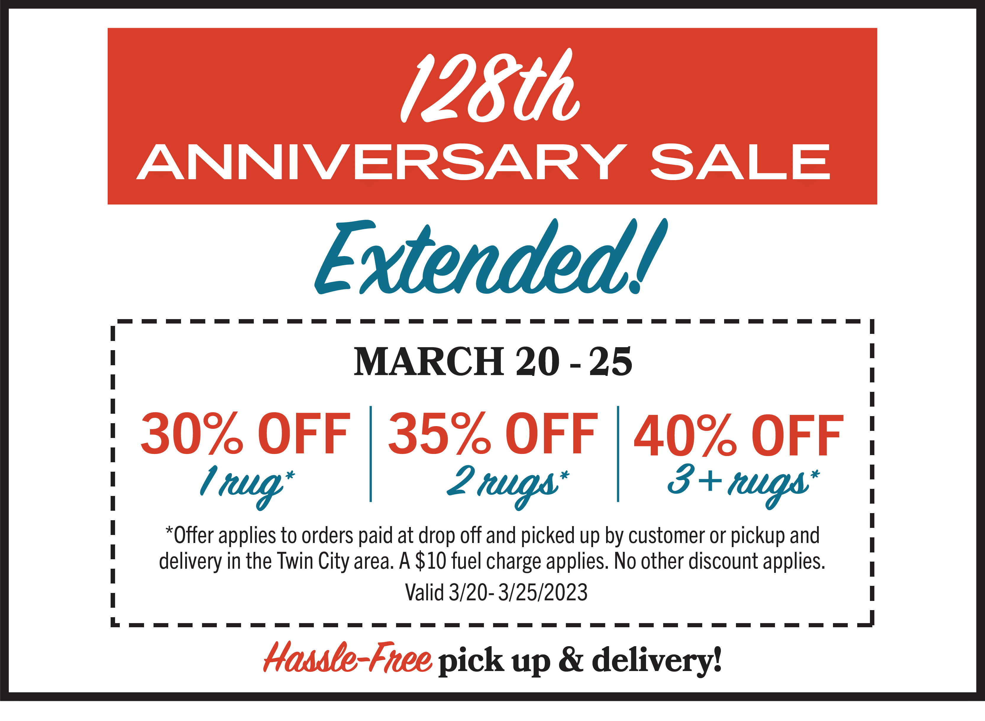 Rug Cleaning Special Minneapolis